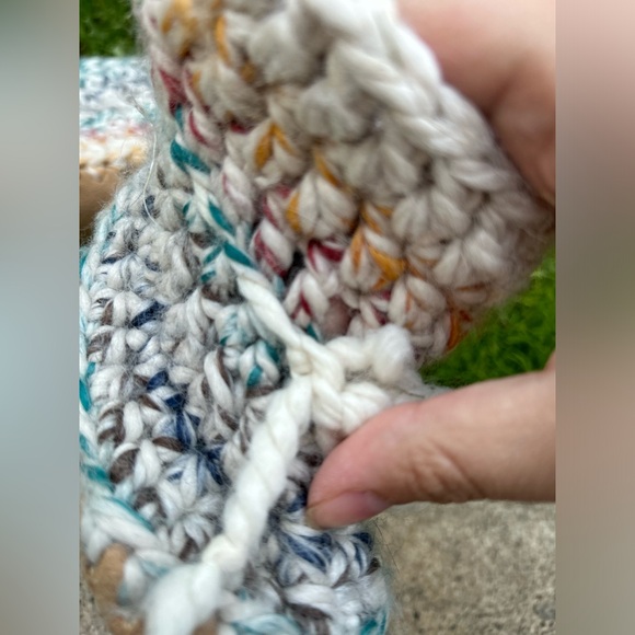 Small Shop Wool boots with fur insoles and leather soles. Size 5/6 - Picture 4 of 6